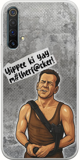 Epic Quotes Yippee Ki Yay Realme X3 Flexible TPU Transparent Silicone