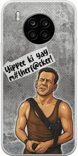 Epic Quotes Yippee Ki Yay Honor 50 Lite Гъвкава TPU Прозрачна Силиконова