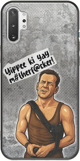 Epic Quotes Yippee Ki Yay Samsung Galaxy Note 10 Plus Black TPU Black Silicone