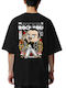 Oversized T-shirt Freddy Mercury Pop Culture Black