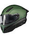 Axxis Ghostfighter C6 Хаки Мат Каска За Мотор Флип Ъп DOT / ECE 22.06 1750гр със Sunvisor