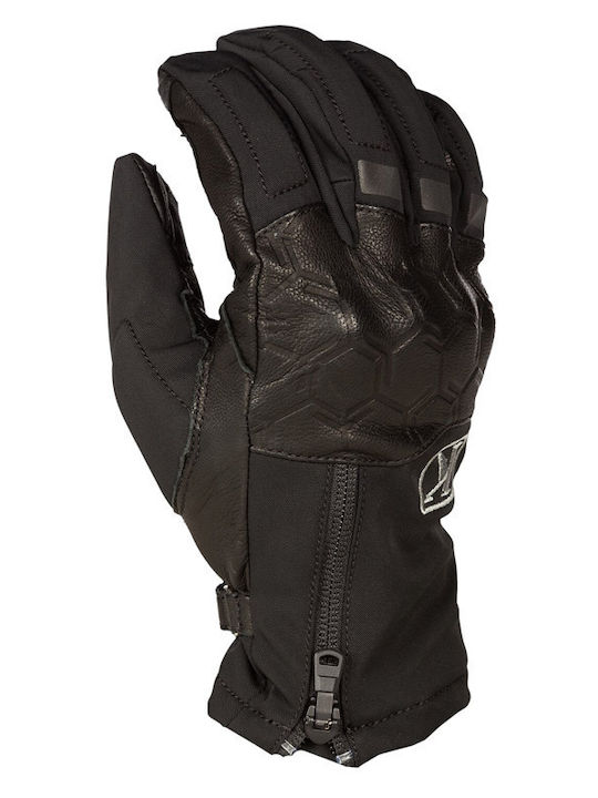 Klim Vanguard Short Winter Men's Motorcycle Gloves Waterproof Stealth Black