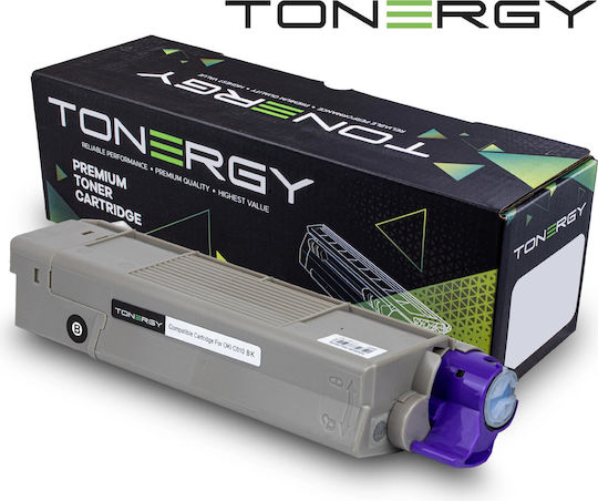 Tonergy Съвместим Тонер за Лазерен Принтер OKI 44315304 Черен с Чип