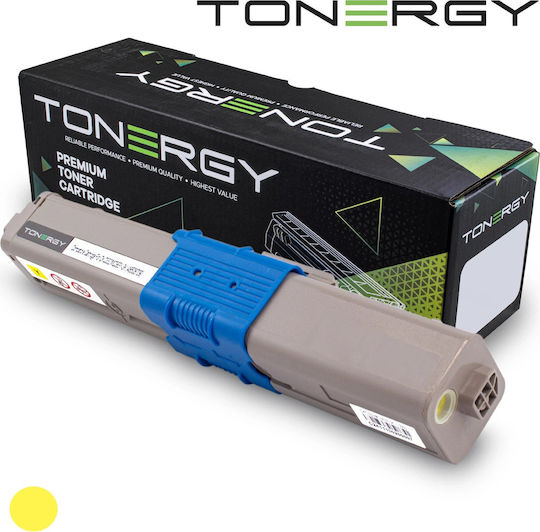 Tonergy Compatible Toner for Laser Printer OKI OKI-46508709 Yellow with Chip
