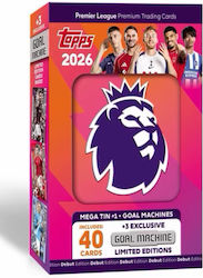 Topps Premier League 2026 Debut Edition Trading Cards Mega Tin Topps Premier League 2026 Debut Edition Trading Cards Mega Tin