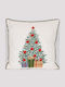 Christmas Decorative Pillow Square White 45x45cm