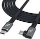 Wozinsky Кабел USB-C мъжки - Thunderbolt 4 240W PD Черен 2m