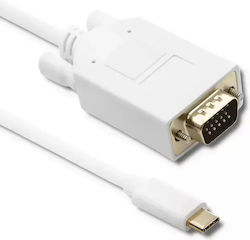 Qoltec Usb 3.1 Type C Male Vga Male Cable Full Hd Alternate Mode 1m Qoltec Usb 3.1 Type C Male Vga Male Cable Full Hd Alternate Mode 1m