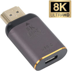 PC2034 USB-C female σε HDMI female PC2034 USB-C female σε HDMI female