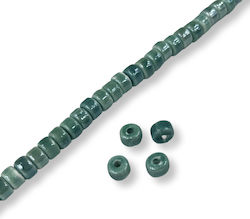 Ceramic Bead Washer Petrol 6x4mm 66 Pieces