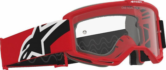 Alpinestars Goggles Vision Otg Klare Linse Über Brille Schaum Keine Tear Off