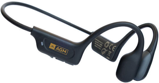 AGM Motion Buds 1 Bluetooth-Freisprecheinrichtung Kopfhörer mit Schweißresistenz Schwarz