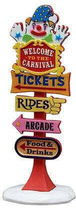 Accesorii Lemax Carnival Semn De Bun Venit Cu Baterii