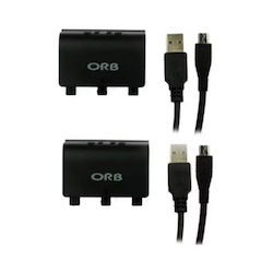 Set De Încărcare Orb Xbox One Două Baterii De 800mah 2 Cabluri De Încărcare