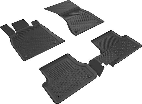 Car Rubber Floor Mats Sahler Raised Sides 4D Audi A4 2008-2015