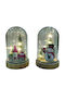 Christmas Illuminated Decorative Jar 7x11cm 2pcs