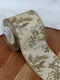ED Collection Weihnachtliche Farbband Stoff Gold 450x10cm 1Stück