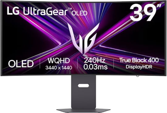 LG UltraGear 39GX900A-B Ultrawide OLED HDR Curved Monitor 39" QHD 3440x1440 240Hz with Response Time 0.03ms GTG