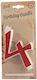 Giant Number Candles No.4 Red Lumea