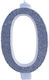 Lumanări Gigante Număr 0 Argintiu Lumea
