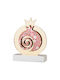 Nuova Vita Handmade Tabletop Lucky Charm Pomegranate Ceramic 1pcs