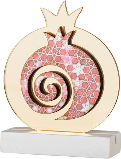 Nuova Vita Handmade Tabletop Lucky Charm Pomegranate Ceramic 1pcs