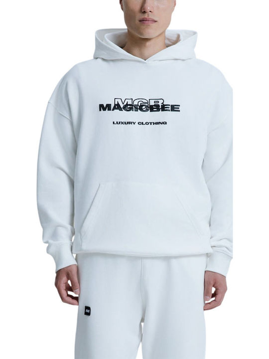 Magic Bee Суитшърт с Качулка Off White