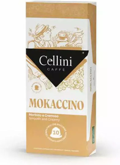 Cellini Κάψουλες Σοκολάτα Συμβατές με Μηχανή Nespresso 10caps