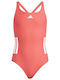 adidas 3-stripes Kids Swimwear One-Piece Orange