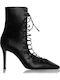 Leather Black High Heels