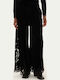 Damen Stoff Hose Black