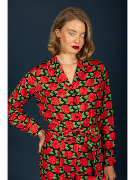 Women's Long Sleeve Shirt Red