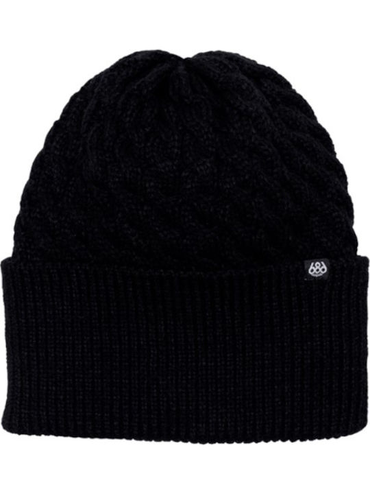 Beanie Beanie Knitted in Black color