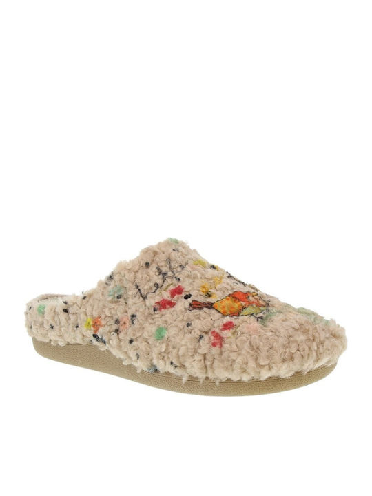 Anatomic Women's Winter Slippers Beige