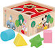 Woomax Shape Sorting Toy made of Wood for 12++ Months