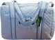 Benetton Wickeltasche-Wickeltasche Schulter/Hand Blau 46x17x31cm.