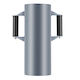 Vevor Zaunpfahl für den Garten aus Metall 6.1x6.1cm 1Stück Gray