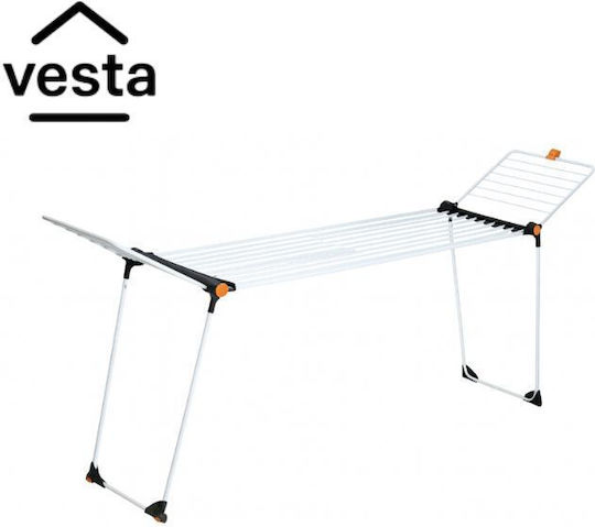 Vesta Drymax Klappbarer Boden-Kleiderständer aus Metall mit Aufhängelänge 30m Vesta Drymax Klappbarer Boden-Kleiderständer aus Metall mit Aufhängelänge 30m