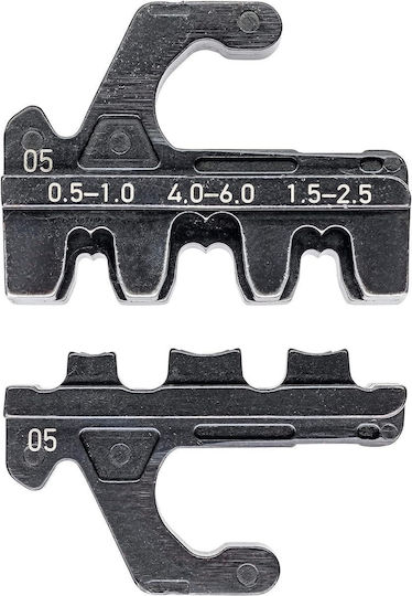 Non-Insulated Terminal Crimping Matrix Black 4 8/6 3mm 97 39 05 Knipex 97 39 05