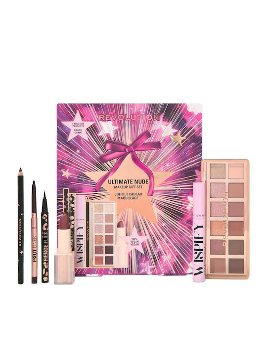 Revolution Beauty Ultimate Nude Сет за грим за Очи и Устни