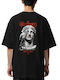 Oversized T-shirt Dissident Pop Culture Black