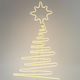 Weihnachtlicher Lichtschlauch 108x52cm 2Stück