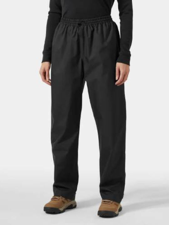 Helly Hansen Rain Женски Дълга Панталон Туризъм Черен