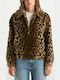 Aveline Women's Short Fur Leopardy
