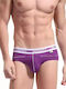 Briefs Ανδρικό Σλιπ Black, Purple