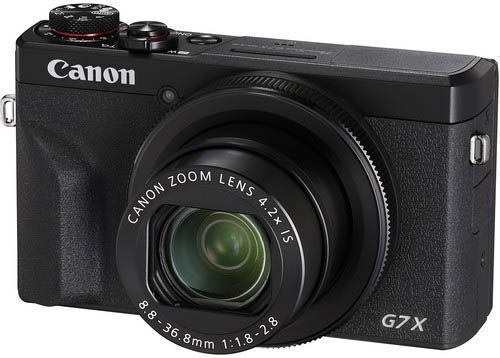 Canon PowerShot G7 X Mark III Compact Φωτογραφική Μηχανή 20.1MP 4K UHD Οπτικού Ζουμ 4.2x Vlogger Kit Μαύρη