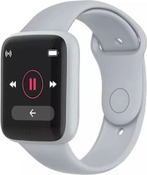 Y68 Smartwatch με Παλμογράφο (Γκρι)