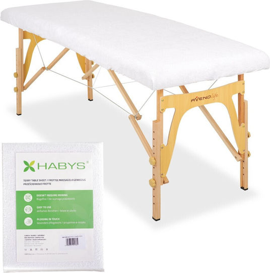 Habys Κάλυμμα Φυσιοθεραπείας Λευκό 60x165εκ.
