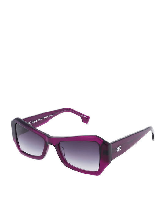 Invu Unisex Sonnenbrille mit Lila Gestell KT22501C
