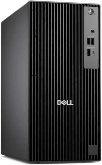 Dell Pro Tower QCT1250 Настолен Компютър (i7-14700/16GB DDR5/512GB SSD/Linux) с Клавиатура (Английски САЩ)